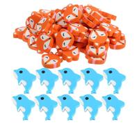 DIYEAH Borradores Kawaii de Tpr Forma de Animal Pequeño y Mamífero Marino, Tamaño Portátil y Borrado Limpio, Ideales para Suministros de Arte en Papel y Recompensa para Estudiantes