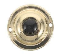 DIYEAH Botón de Timbre Vintage Dorado de Hierro para Puerta Estilo Retro y Elegante, Reemplazo Mecánico para Decoración de Hogar Interior