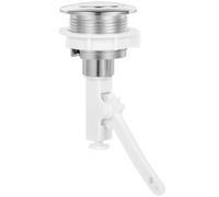 DIYEAH Botón para Tanque de Inodoro Redondo Accesorio de Repuesto con Superficie Lisa y Compatible con Orificio Pulsador de Descarga y Fácil de Instalar