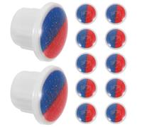 DIYEAH Botones de Índice para Grifo 24 Piezas Etiquetas de Agua Fría y Caliente 67 MM Señal de Temperatura Resistente y Duradera para Grifos de Baño y Cocina Accesorios de Plomería