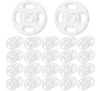 DIYEAH Botones Invisibles Transparentes Para Costura 13mm, 100 Unidades, Botones De Camisa Para Manualidades y Ropa, Accesorios De Costura Versátiles Para Confección y Decoración