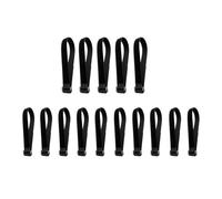 DIYEAH Bridas para Cables de Señal Negras Marcadores 15 Piezas 20X200Mm 20X300Mm 25X300Mm 25X400Mm 25X600Mm Correas de Alambre Reutilizables para Organización y Gestión