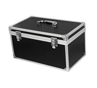 DIYEAH Caja Caja de Herramientas Compartimentos Deber maletín portaherramientas Multi portátil Tapa baul almacenaje Exterior Estuche de Aluminio Casco de Aluminio Franela
