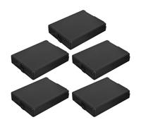 DIYEAH Caja de Almacenamiento para Medallas Conmemorativas y Anillos de Campeonato, Organizador Plástico Pequeño Espuma Negra, 5 Piezas, 12 X 8,9 X 2,3 Cm, Vitrina Exhibición para