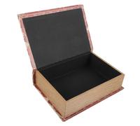 DIYEAH Caja de Almacenamiento Vintage con Forma de Libro Decorativo Caja Falsa para Estantes Organizador Retro para Hogar y Oficina Accesorio para Decoración y Regalo Elegante