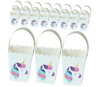 DIYEAH Caja de Embalaje de Golosinas Unicornio de Papel para 25 Piezas, Adecuado para Fiestas de Cumpleaños y Almacenar Dulces Pequeños
