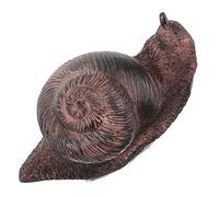 DIYEAH Caja de Llaves de Piedra simulada. Patio al Aire Libre Llave Oculta tecla Oculta ocultación Caracol contenedores escondidos Secretos Dispositivos para Ocultar Llaves Resina Negro