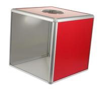 DIYEAH Caja de Sorteo Transparente con Borde de para Boletos y Donaciones Accesorio Seguro para Reuniones Color