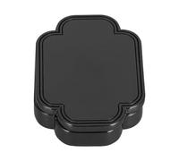 DIYEAH Caja Metálica Deslizante para Bálsamo Labial Compacta y Portátil Diseño Protector Adecuado para Viajes y Fechas Obsequios Color Negro