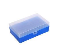 DIYEAH Caja Organizadora de Plástico de Muestra, Estuche para Guardar Tubos de Ensayo, 60 Compartimentos, 5ml, 8ml y 12ml, Cierre Seguro, para Clínicas y Laboratorio