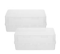 DIYEAH Caja para Regletas de Enchufes Exterior Blanca 2 Piezas con Cerradura, Contenedor Eléctrico Resistente Lluvia para Carga Segura de Vehículos Eléctricos y Protección de Conexiones