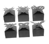DIYEAH Cajas De 48 Piezas cajas de embalaje de halloween decoración hallowen truco o trato de dulces tratar embalaje de papel pequeñas de de papel
