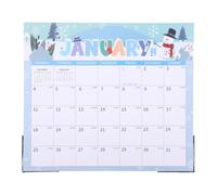 DIYEAH Calendario magnético para el refrigerador, enero de 2027 - junio de | Calendario de nevera de 18 meses (2027-2028) para planificación, organización y planificación del hogar, diseño navideño