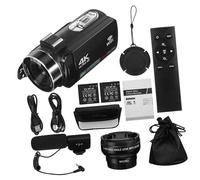 DIYEAH Cámara De Pantalla Táctil De Videocámara para Viajes para Grabar Vlogs y Videos Digitales Cámara De Vídeo para Adultos