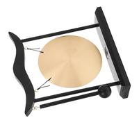 DIYEAH Campana Gong de Cobre Decorativa Feng Shui para Escritorio Adorno Zen de Mesa Regalo para Casa y Suerte Objeto Ornamental Chino Elegante y Duradero