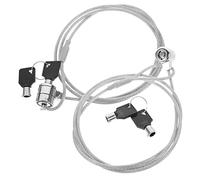 DIYEAH Candado De Cable De Seguridad para Computadora Portátil y Tabletas, 1.2 Metros, 2 Juegos Llave, Resistente Aleación Antivandalismo, Portátil y Flexible para Uso Exteriores y Oficina