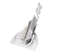 DIYEAH Carpeta para Máquina de Coser Industrial Ángulo Recto Accesorio de Acero Inoxidable para Dobladillo con Cilindro de Arrastre Herramienta de Encuadernación para Tejidos Ligeros