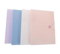 DIYEAH Carpeta portafolio de 4 piezas con fundas de plástico, organizador de archivos de papel A4, libro de presentación de bolsillo de 40 páginas para obras de arte, certificados y documentos.