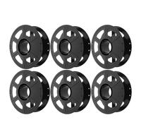 DIYEAH Carrete de Filamento para Impresión 3d de Plástico Abs Ligero y Portátil, Soporte para Bobina Pla Gestión Suave del Hilo, Paquete de 6 Unidades para Uso Industrial y Diseño