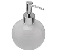 DIYEAH Cerámica Dispensador de Loción Bomba Recargable Blanco | Baño y Lavadero, Fácil de Presionar, Portátil, Apto para Hombres y Mujeres, Uso Diario