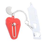 DIYEAH Cerradura Antirrobo Portátil Cerradura De Seguridad Hogar Cadena Protector De Puerta Para Uso Interiores