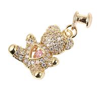 DIYEAH Charm de Aleación Silicona de Correa Reloj Decorativo para Dorada, Accesorio Práctico Elegante Diseño Adorable Pulseras y Relojes