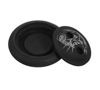 DIYEAH Chinese Retro Round Ink Dish With Lid For Calligraphy Painting Practice Beginner Friendly Traditional Ink Stone For Artistic Writing