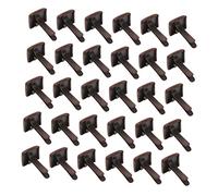 DIYEAH Clavos De Dos Patas Cuadradas 300 Piezas Rojo Bronce, Tachuelas Decorativas Para Bricolaje Manualidades, Materiales Duraderos Uso Scrapbooking, Accesorios Diy