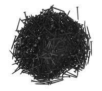 DIYEAH Clavos de Hierro Negro Paquete de 500g para Suelas y Tacones de Cuero Diseño Resistente y Ligero Forma Redondeada para Reparación de Calzado
