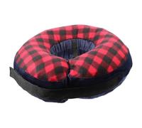 DIYEAH Collar Inflable Protector Cuello de Gato, Cono de Cuello, Collar de Recuperación para Mascotas, Transpirable, Suave Piel, Tela y PVC, Recuperación, para Perros y Mascotas