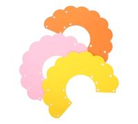 DIYEAH Collar para Gatos 3 Piezas en Goma EVA Diseño de Girasol, Collar Protector para Mascotas en Recuperación Postquirúrgica, Evita Que Se Laman o Rasquen Heridas