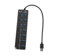 DIYEAH Concentrador USB Adaptador Concentrador Base Protección contra Sobrecarga
