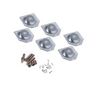 DIYEAH Conector para Patas de Mesa 6 Piezas Placa de Hierro Biselado Fijadores de Patas Duraderos Junta Práctica para Muebles