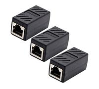 DIYEAH Conector Rj45 3pcs/Kit Acoplador Ethernet Hembra a Hembra Extensor Ethernet