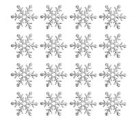 DIYEAH Confeti de Nieve Navideño Plateado 600 Piezas 2 CM para Decoración de Fiestas Accesorios Fotográficos y Ambientación Festiva
