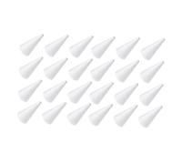 DIYEAH Conos de Espuma para Manualidades 24 Unidades 10 Cm Poliestireno Ideales para Bricolaje Decoración Escolar Bodas Cumpleaños Proyectos Infantiles y Hogar