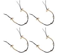 DIYEAH Contador de Cuentas Budista de Latón 2 Piezas Herramienta Manual para Meditación y Oraciones Contador de Dedos Tasbih Portátil para Bricolaje Accesorio Creativo para