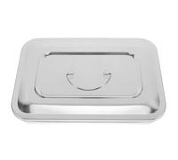 DIYEAH Contenedor Rectangular de Acero Inoxidable con Tapa, Caja Portátil para Esterilización y Almacenamiento en Hospitales y Clínicas, Resistente a Altas Temperaturas de 11,5 Pulgadas