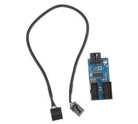 DIYEAH Convertidor De Concentrador USB con Conectores para Tarjeta De Extensión De Puerto USB para Computadoras De Escritorio y Suministros De Accesorios De Computadora