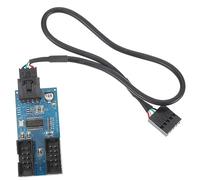 DIYEAH Convertidor de Concentrador USB Pines Tarjeta de Extensión de Conector USB Concentrador para Multiplicador de Puertos para Uso Computadoras y Escritorios