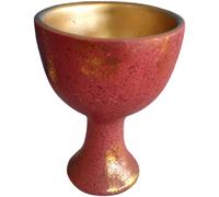 DIYEAH Copa Sagrada No se Deforma ni Daña de Resina Diseño Elegante y Resistente para Altar Adecuado para Decoración Interior y Ceremonias