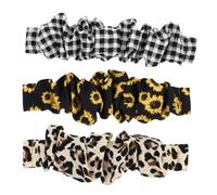 DIYEAH Correa de Reloj Scrunchie 3piezas Elástica sin Conector para Mujeres y Hombres Estampado de Banda y Duradera para y Ocasiones Obsequios