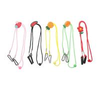 DIYEAH Correa Extensora Ajustable para Infantiles Dibujos Animados, 5 Piezas de Cuerda para Sujetar, Antipérdida y Cómoda para Uso Escolar y Actividades al Aire Libre