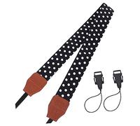 DIYEAH Correa para Cámara DSLR para Mujer Correa De Hombro Ajustable Diseño Retro Tipo Bandolera para Fotografía Accesorios para Cámara Cómoda y Color Negro