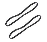 DIYEAH Correa Para Tocadiscos y Cinturón De Fonógrafo De Goma Flexible 235mm x 4mm, 2 Unidades, Repuesto Compacto Para Grabadoras y Máquinas De Cinta, Uso Reparación y Mantenimiento, Color Negro