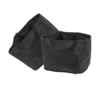 DIYEAH Correas Ajustables para Pies de Zancos de Yeso con Acolchado Grueso Cómodo, 2 Piezas Negras, Repuestos para Zancos Sola Pata para Trabajo en Construcción y Pladur