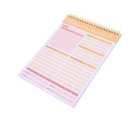 DIYEAH Cuaderno Planificador Mensual Presupuesto con Encuadernación Espiral Organizador Financiero Pequeño para Oficina y Hogar Libro de Gestión Económica