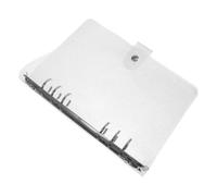 DIYEAH Cubierta de Libreta de Hojas Sueltas, Concha de Hojas Sueltas de Pvc, Encuadernación de 6 Agujeros, Fácil de Limpiar, Protege Documentos, para Cuaderno de Viaje y Journaling