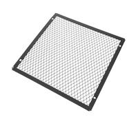 DIYEAH Cubierta de Malla Protectora Anti-Escaldaduras para Calentador Eléctrico Rejilla Metálica Negra Resistente 20X20 CM Accesorio de Repuesto para Seguridad en Hogares y Oficinas