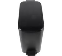 DIYEAH Cubo de Basura Pedal 5l para Baño y Cocina, Plástico Resistente, Diseño Rectangular Compacto, Tapa Tipo Prensa para Evitar Olores, Basurero Doméstico Práctico y Conveniente